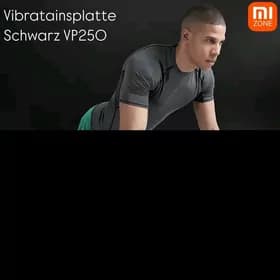 Vibrationsplatte schwarz VP250