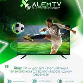 ÄLEM TV SIZIŇ HYZMATYŇYZZA✅️
