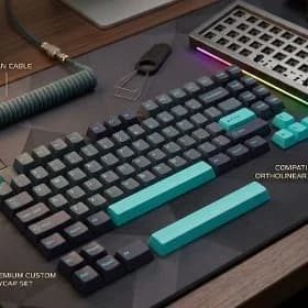 Кейкапы бирюзовый ABS