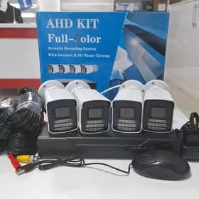 4-li Komplekt sesli we gije-gundiz renkli kamera