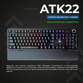 AT CYBERSPORT-ATK22 Oýun mehaniki klawiaturasy, Iç
