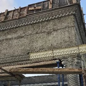 Karniz betondan guyup bermek
