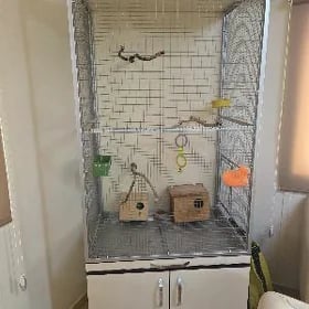 Клетка для попугаев большая
