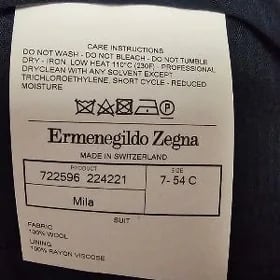 Zegna kostyum