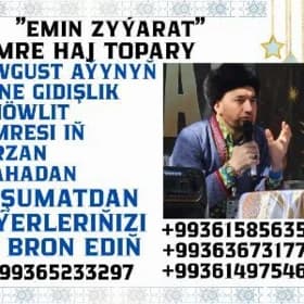 "EMIN ZYYARAT"ÜMRE HAJ TOPARY