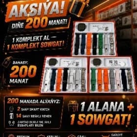 ✅Aksiýa 1Alana+1Sowgat 🎁