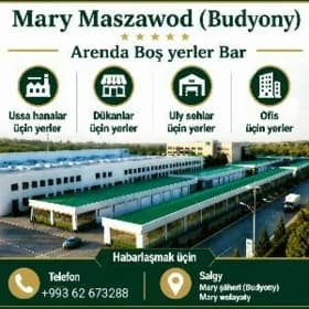 Arenda ýerler Garaz, Ofis,Duka