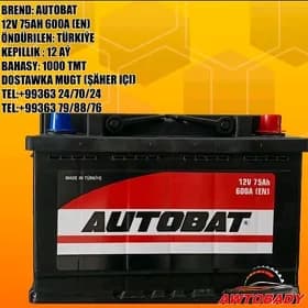 Akumulýator AUTOBAT 12V 75AH ♧