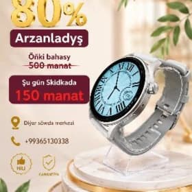 80% Arzanladyş Akylly sagat