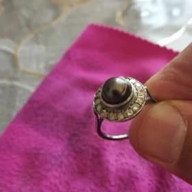 Серебряное кольцо.