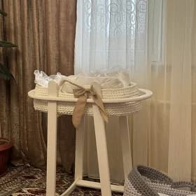 люлька белая ручная работа