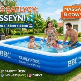 basseýn 210 santimetrlik görnş