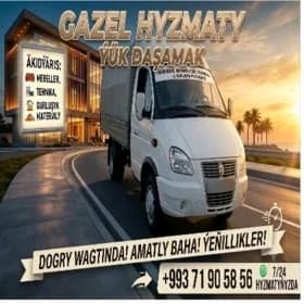 gazel yuk dasamak hyzmaty