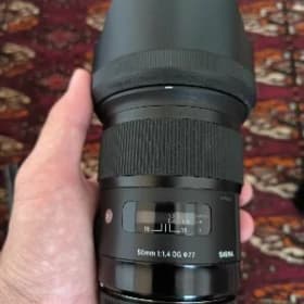 Sigma 50mm f1.4 art Canon EF