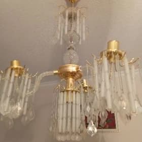 Люстра с подвесками