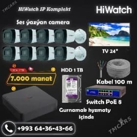 💥Kamera kamplekt Ip täze💥