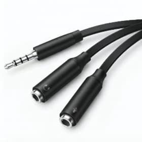 AUDIO AUX TO 2×AUX 3.5mm