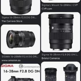 sigma 16/28mm obyektiw
