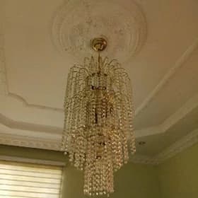 Lyustra Cehskiy hrustal 7 lamp