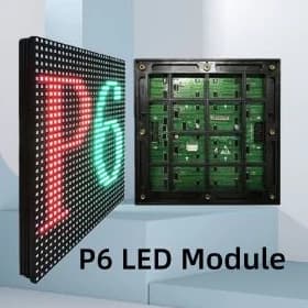 LED ekran P6 ulanylmadyk taze