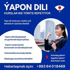 Ýapon dili kurs we repetitor