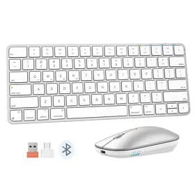 Комплект клавиатура и мышь Meetion iKey C210 Серебристый (En)