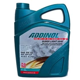 ADDINOL ⭕️ 5W40 SUPER LIGHT 5L