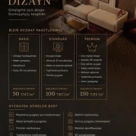 Interyer we dizayn hyzmatlary