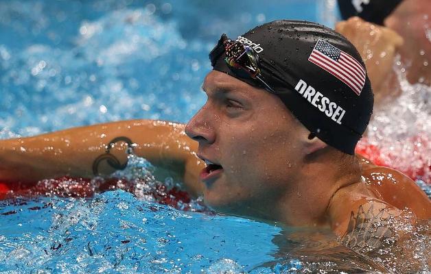 Amerikaly Dressel Olimpiýa oýunlarynda dördünji altyn medalyny gazandy