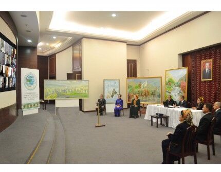 Türkmenistanda Parahatçylygyň medeniýeti atly halkara webinar geçirildi