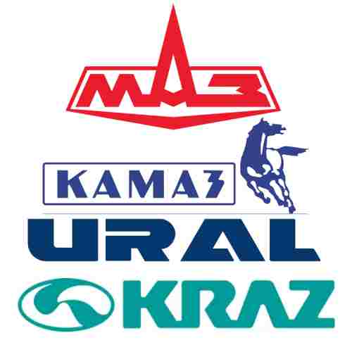 MAZ, KAMAZ, URAL, KRAZ