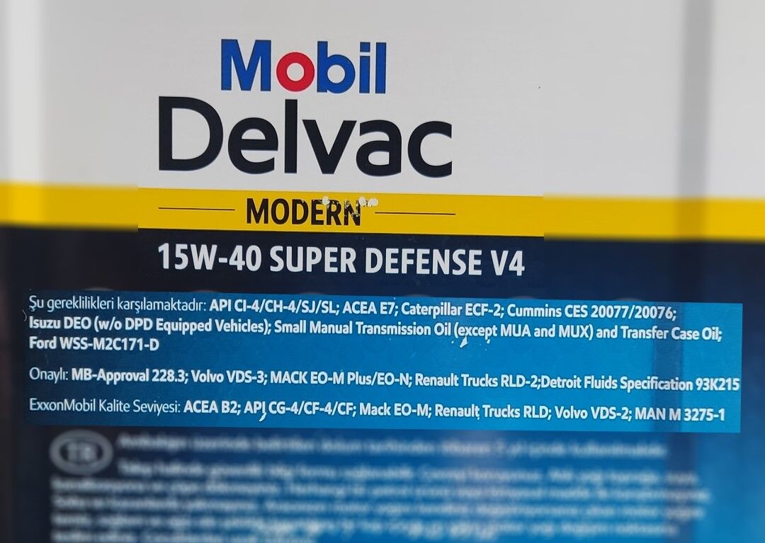 Mobil Delvac Modern MX 15w40 18l 1 TMT - Aşgabat - img 2