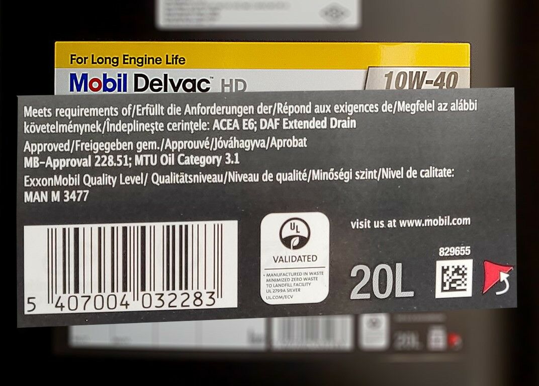 Mobil Delvac HD 10w40 20L 1 TMT - Aşgabat - img 3