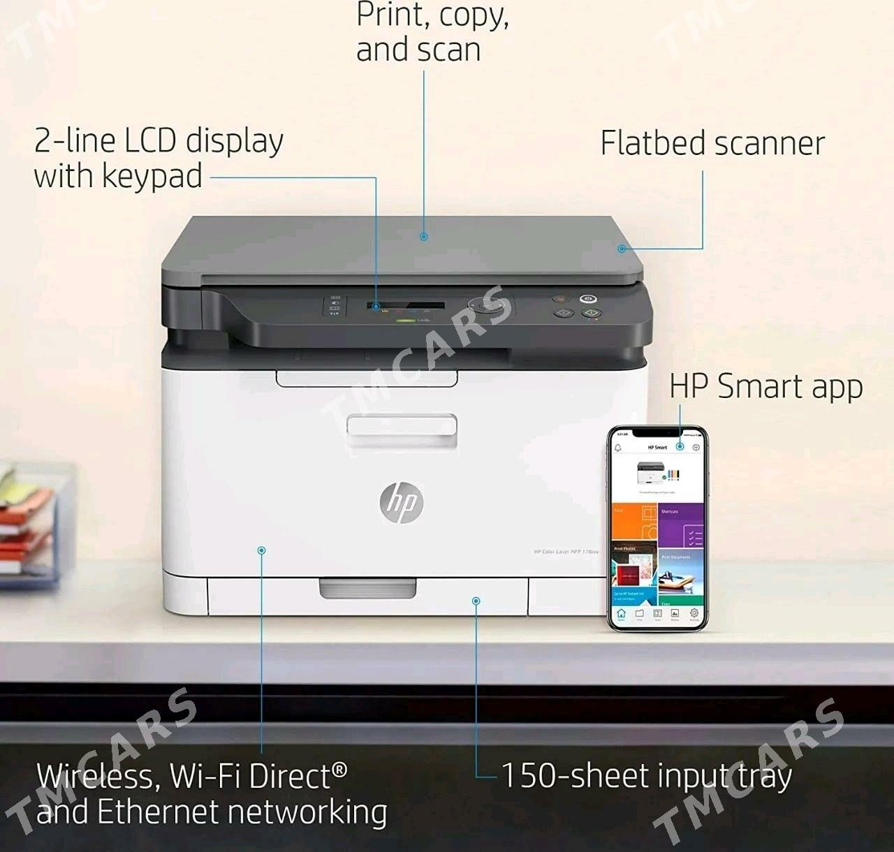 PRINTER HP 178 WI-FI PAKET - Aşgabat - img 2