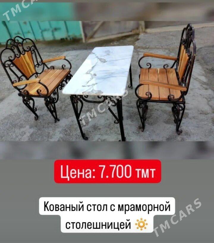 Кредит кованые скамейки/столы - Aşgabat - img 3