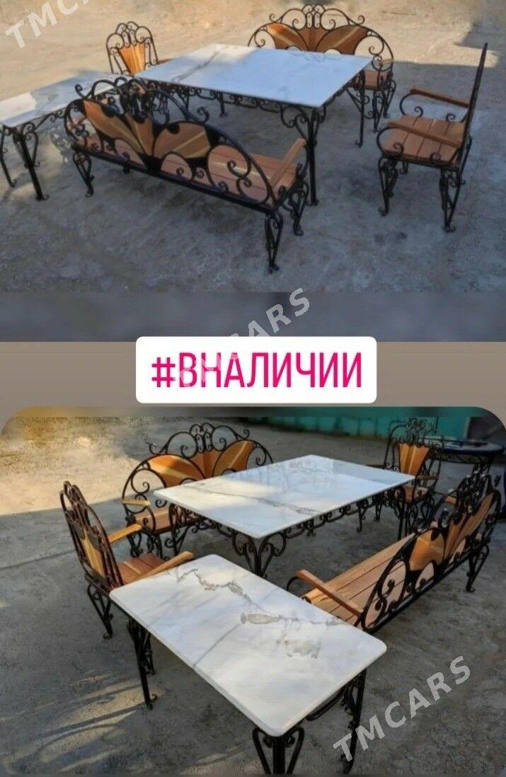 Кредит кованые скамейки/столы - Aşgabat - img 9