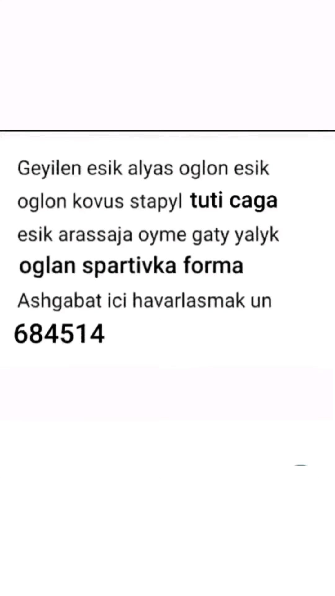 GEÝLEN EŞIK ALÝAS - Ашхабад - img 3