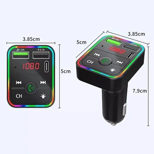 FM MODULATOR BLUETOOTH AÝDYM 140 TMT - Мир 1 - img 5