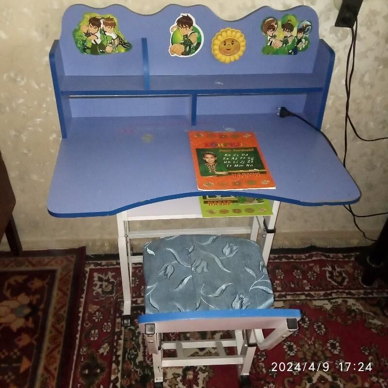 Парта-стол, стульчик - Туркменабат - img 2