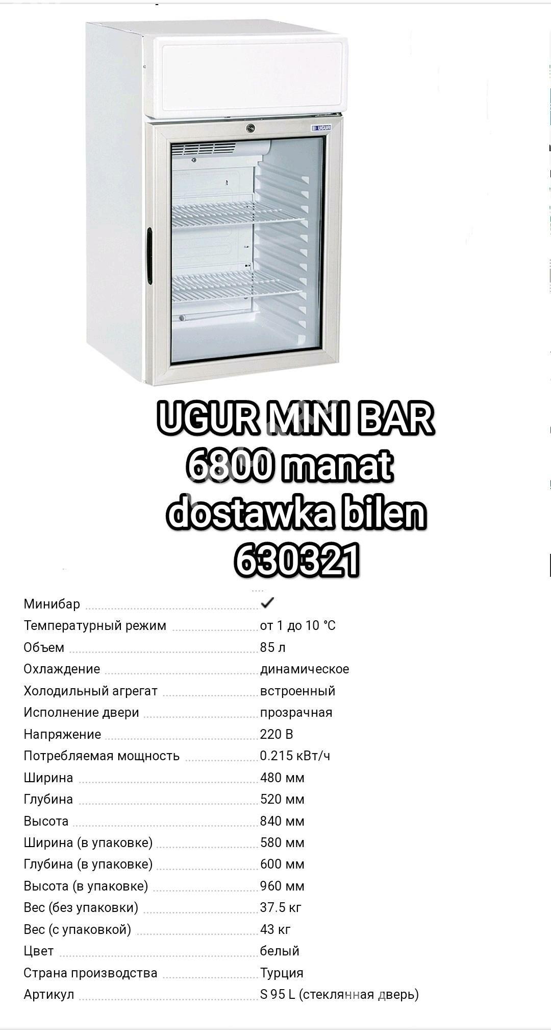 UGUR WITRINA HOLODILNKLAR BAR - Гуртли - img 7