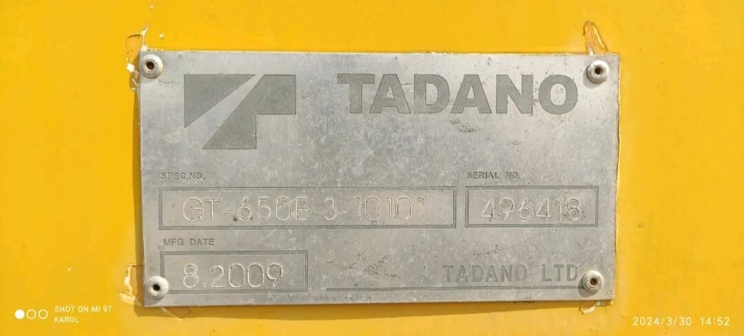 Tadano Faun Atf 60-4 2009 - 700 000 TMT - Aşgabat - img 9