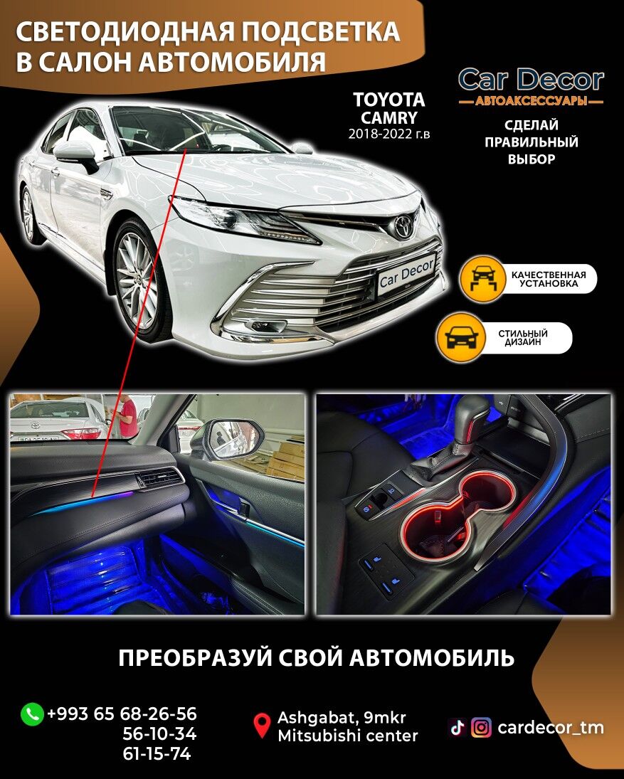 CAMRY 2019-2020ý. 100 TMT - Ашхабад - img 10