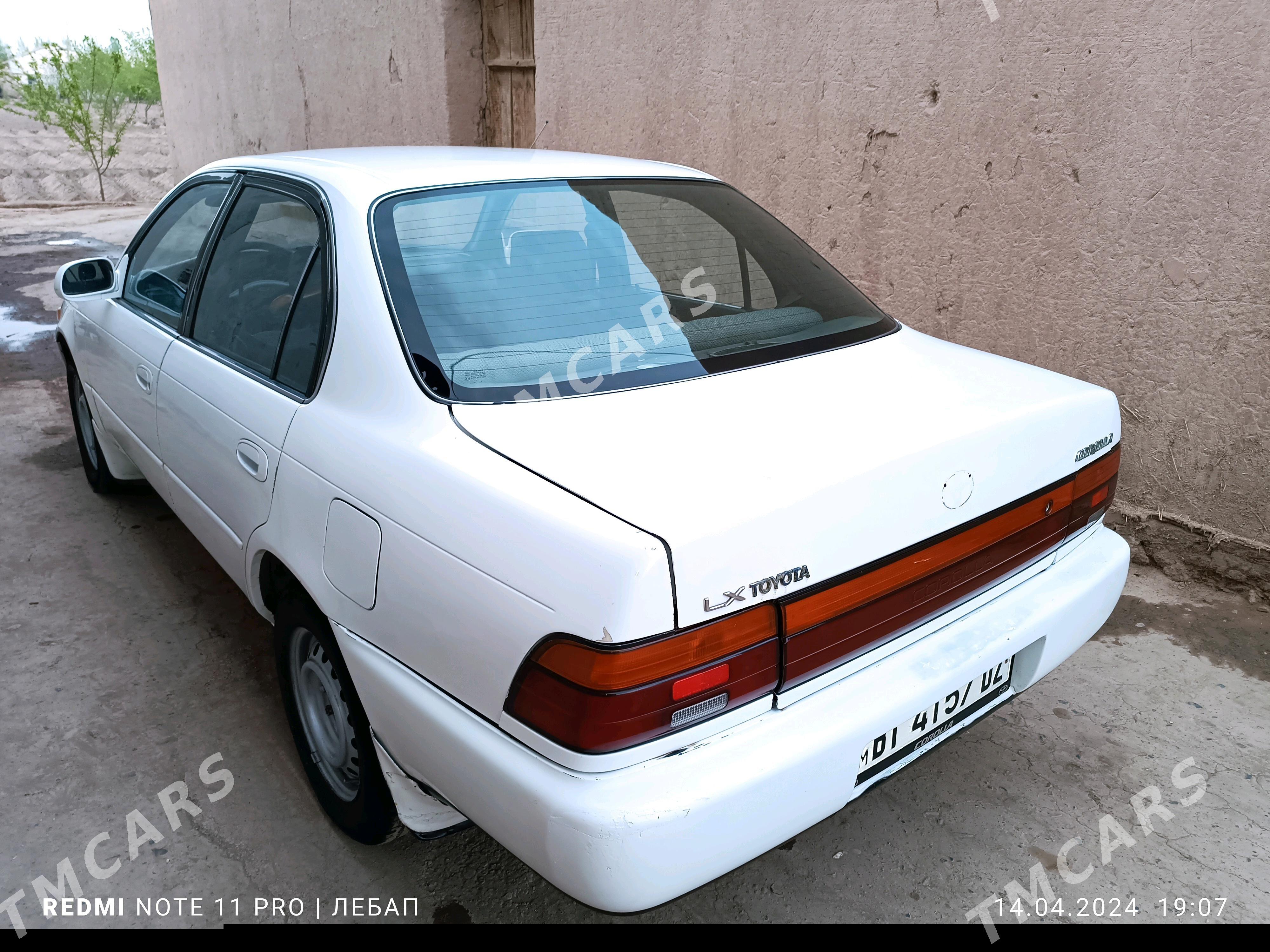 Toyota Corolla 1992 - 43 000 TMT - Гурбансолтан Едже - img 2