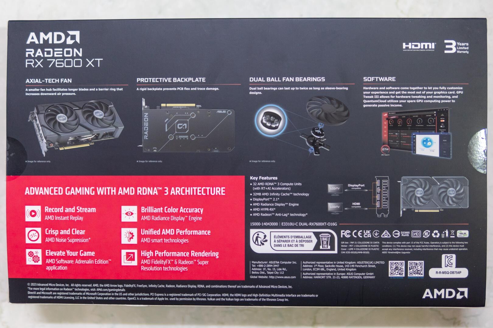 NEW ASUS RX 7600XT 16GB - Aşgabat - img 2