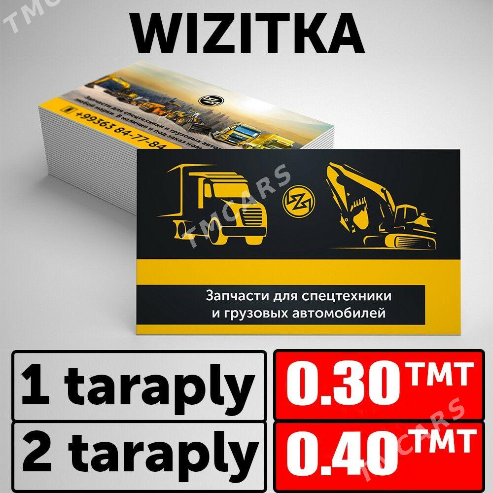 WIZITKA NAKLEYKA REKLAMA STIKE - Ашхабад - img 5