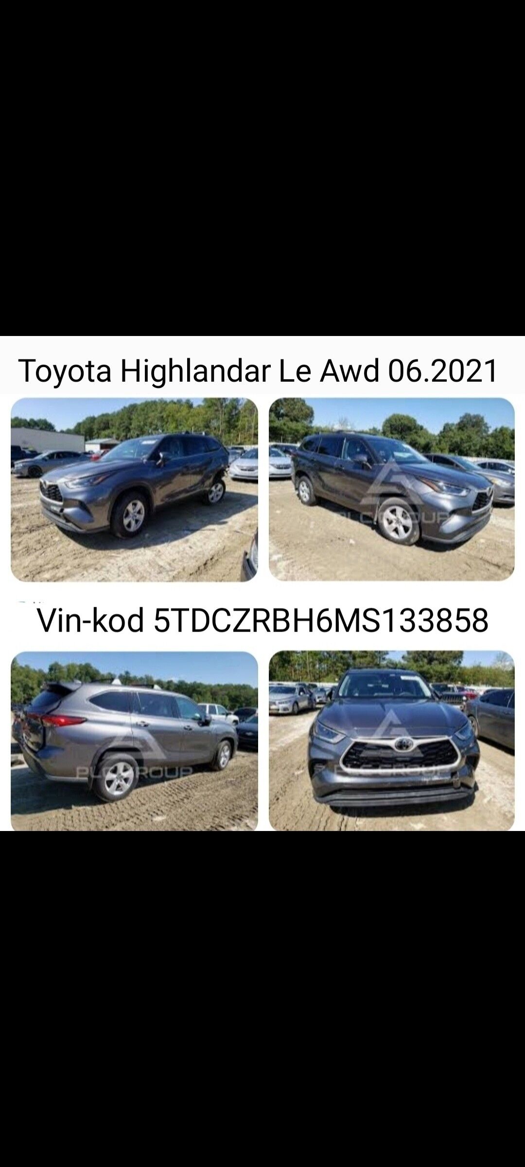 Toyota Highlander 2021 - 500 000 TMT - Ашхабад - img 3