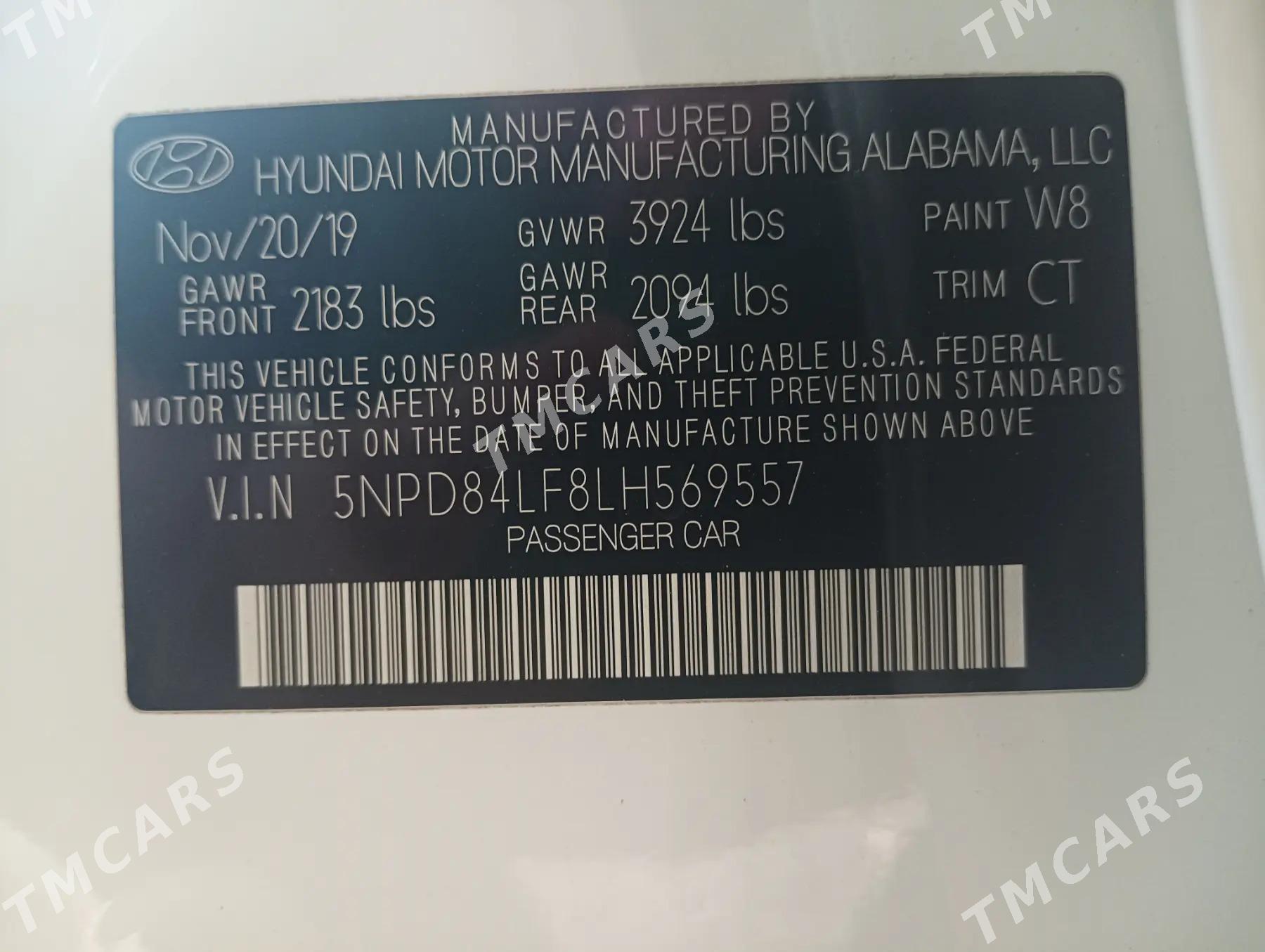 Hyundai Elantra 2020 - 220 000 TMT - Aşgabat - img 6