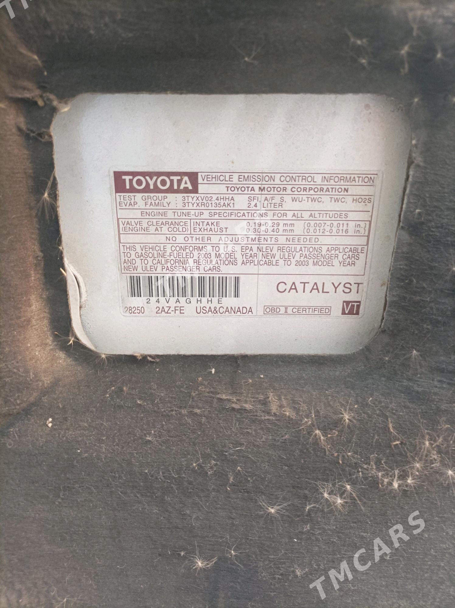 Toyota Camry 2003 - 128 000 TMT - Şabat etr. - img 8