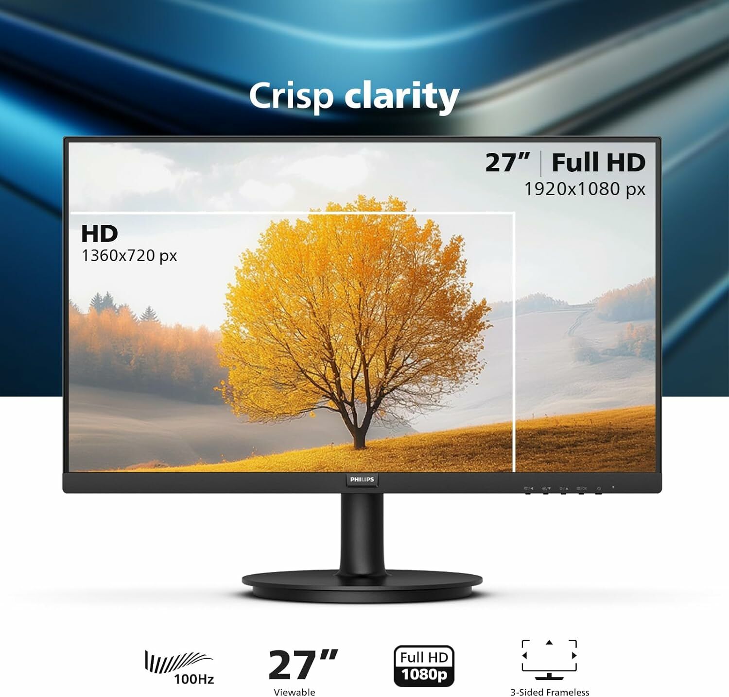 PHILIPS 271V8 100 HZ MONITOR - Aşgabat - img 3