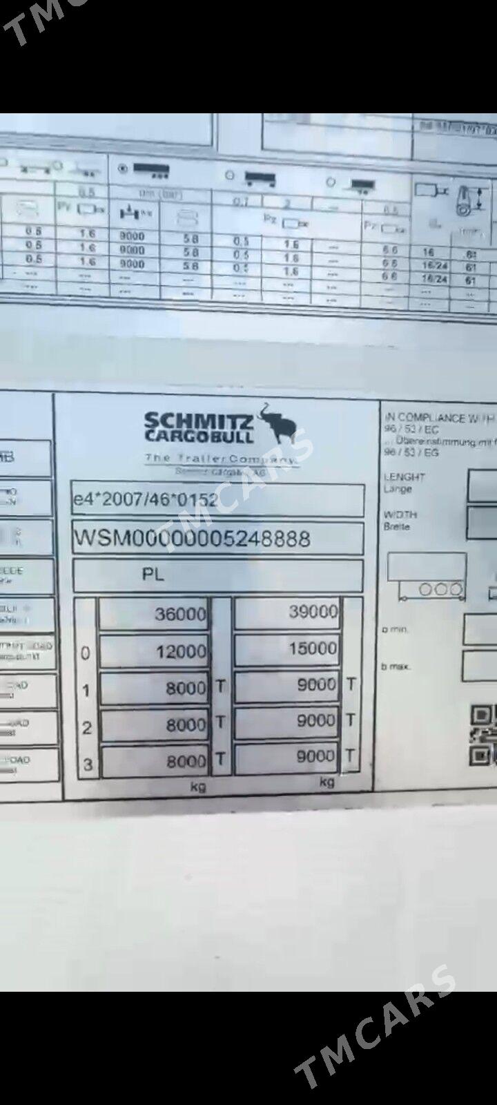 Schmitz SCS 2020 - 1 072 000 TMT - Ашхабад - img 4